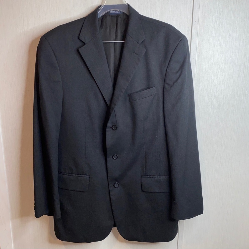 Nautica Gray Sport Coat Classic Single-Breasted Blazer 100% wool